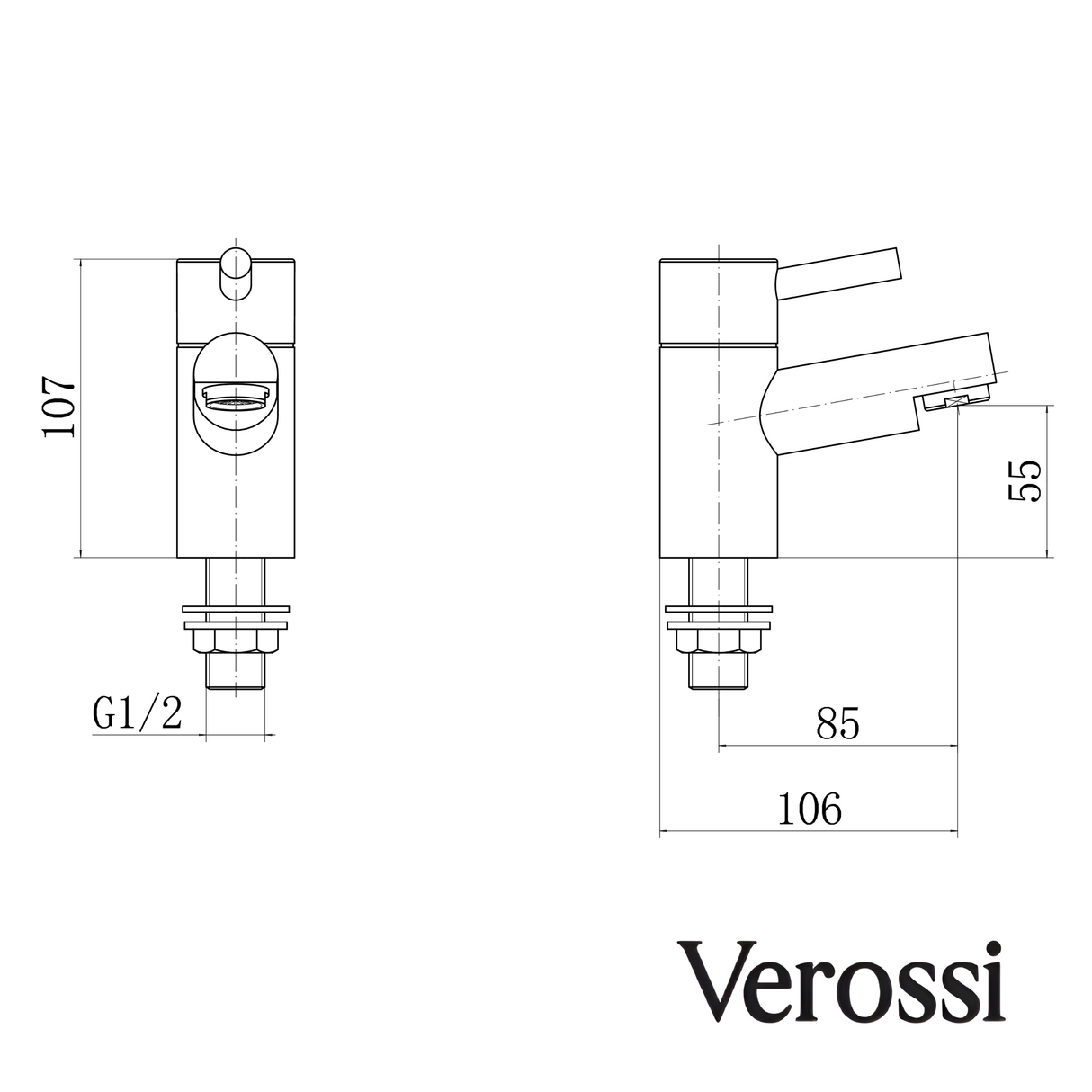 Juke | Basin Pillar Taps | Chrome