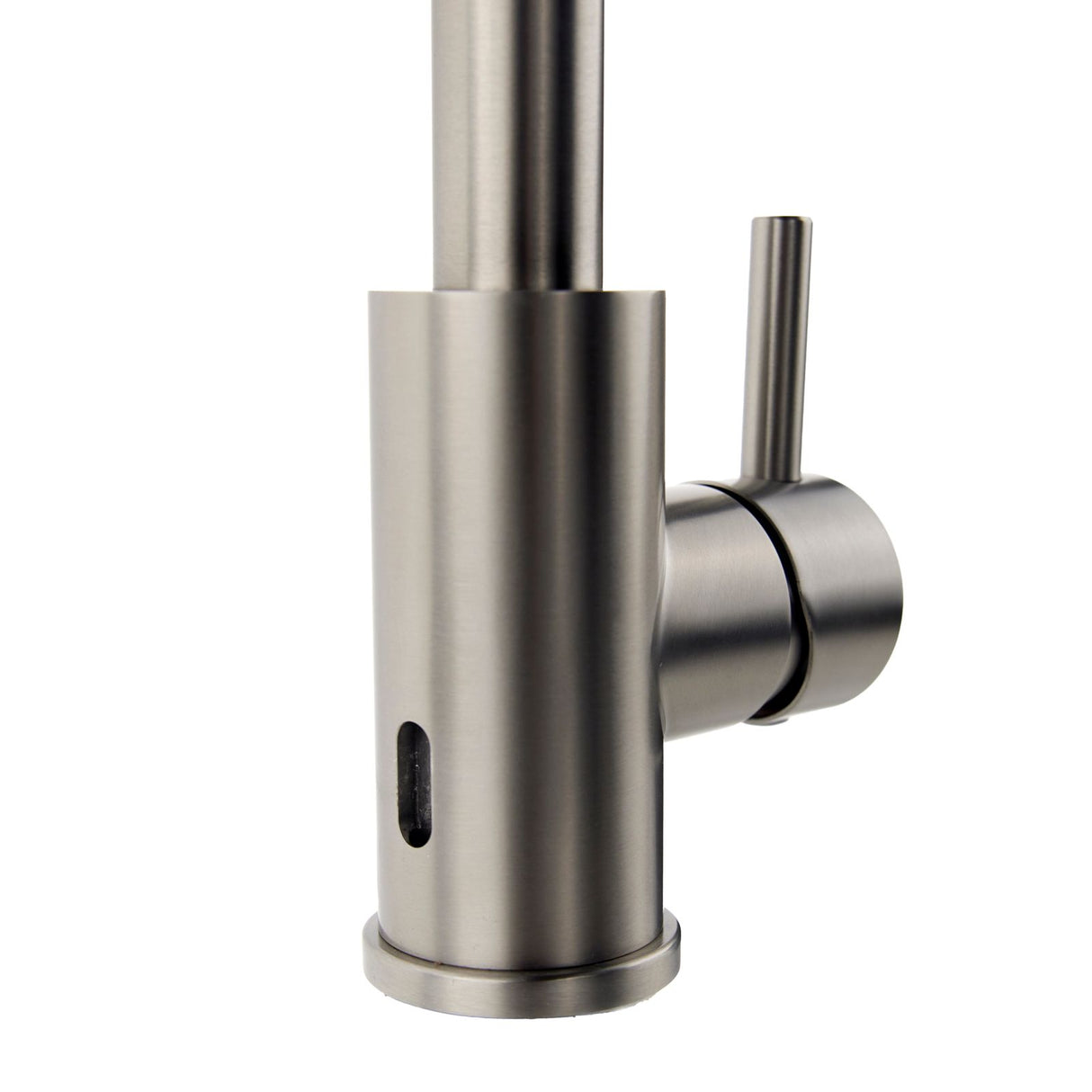 Verossi | Top Fix - Vito | Square Single Lever Kitchen tap | Brushed Steel