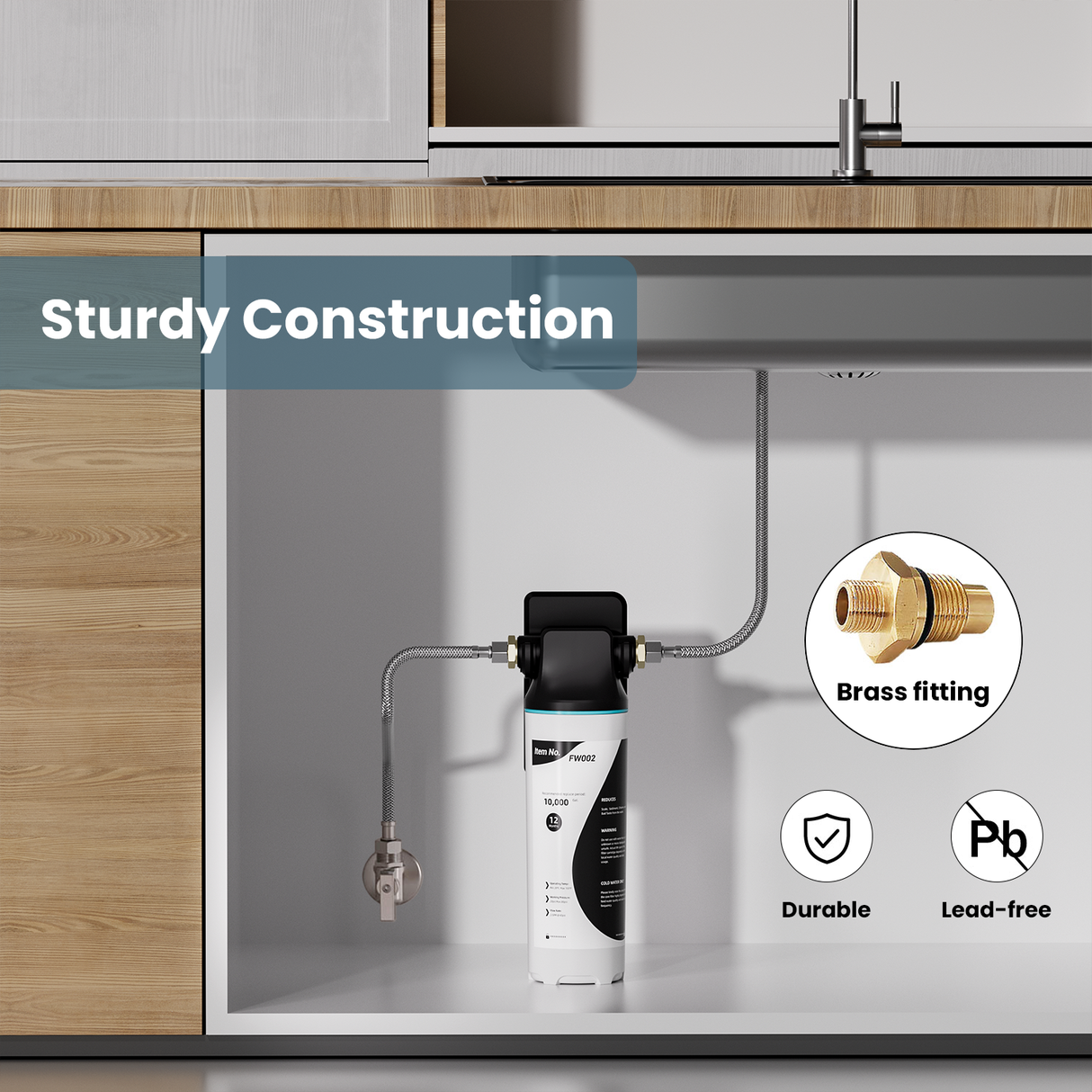 Verossi | Mini Under Sink Water Filtration System