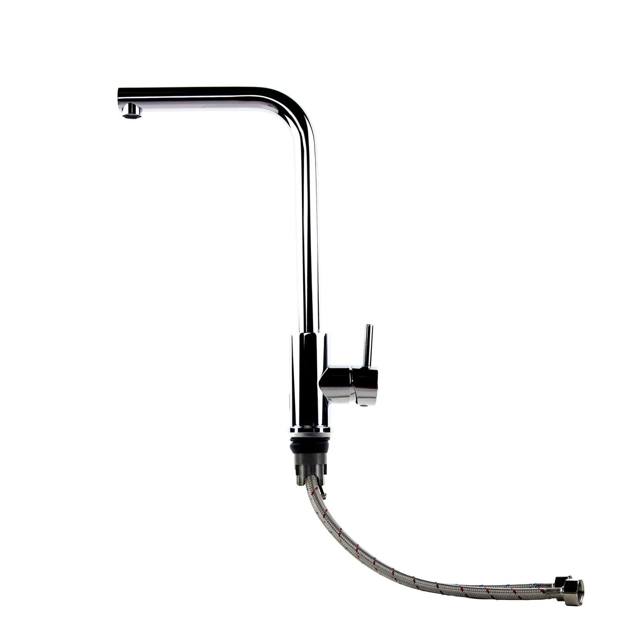 Verossi | Top Fix - Vito | L Neck Single Lever Mixer Kitchen tap | Chrome