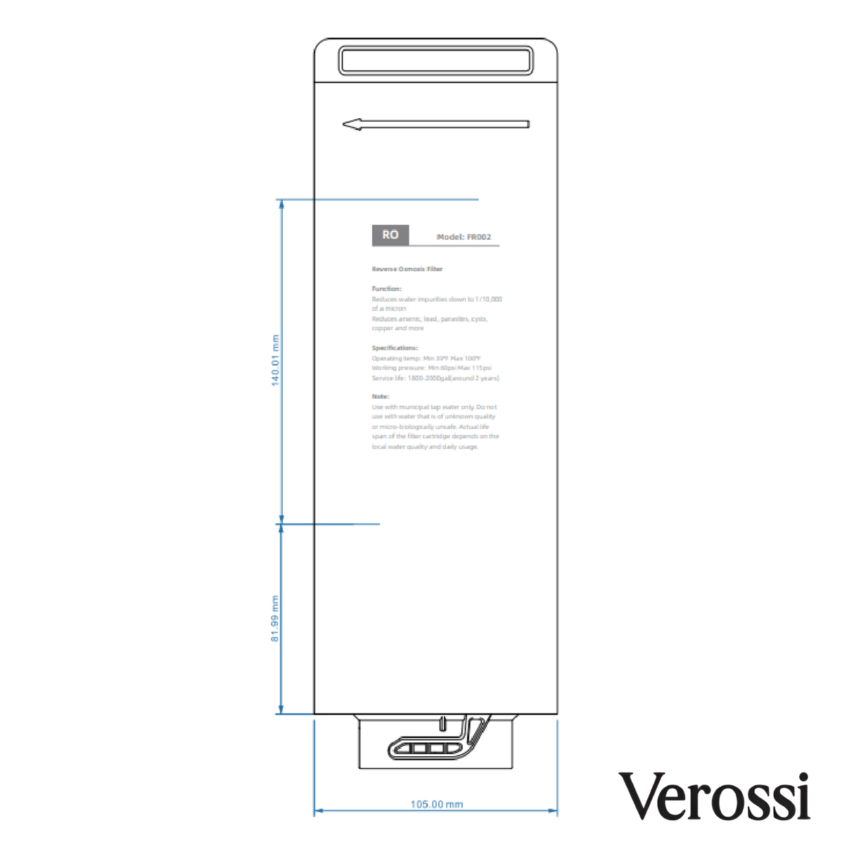 Verossi | Water Purifier Filter | Reverse Osmosis
