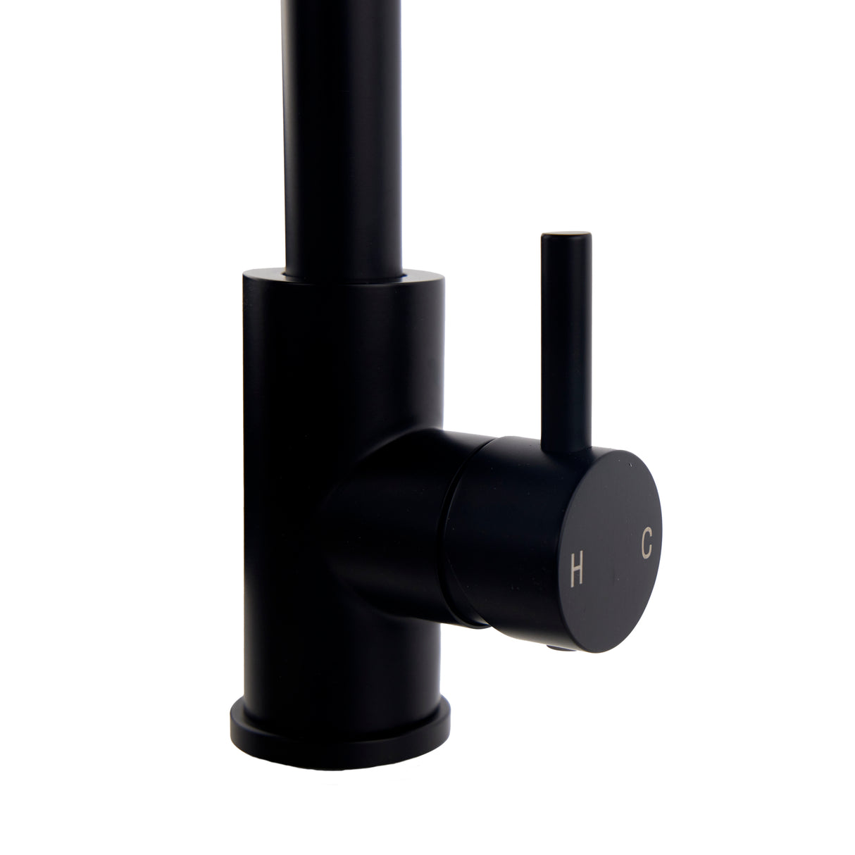 Verossi |Top Fix - Vito | Square Single Lever Kitchen tap | Matt Black