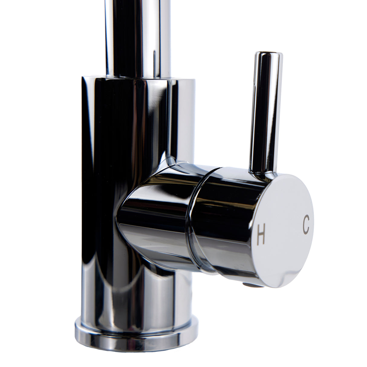 Verossi | Top Fix - Vito | L Neck Single Lever Mixer Kitchen tap | Chrome
