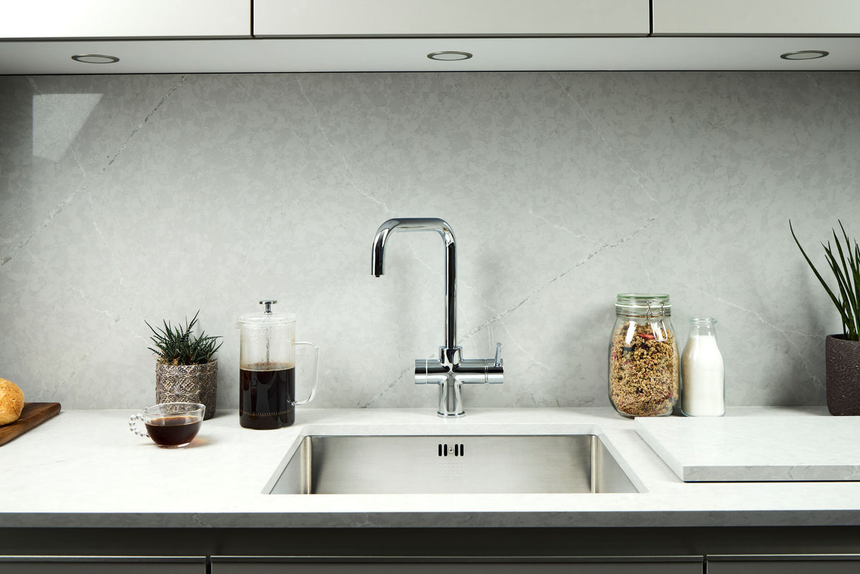 Verossi | Valeria | Finger Print Control 3 in 1 Instant Boiling Tap | Polished Chrome Finish