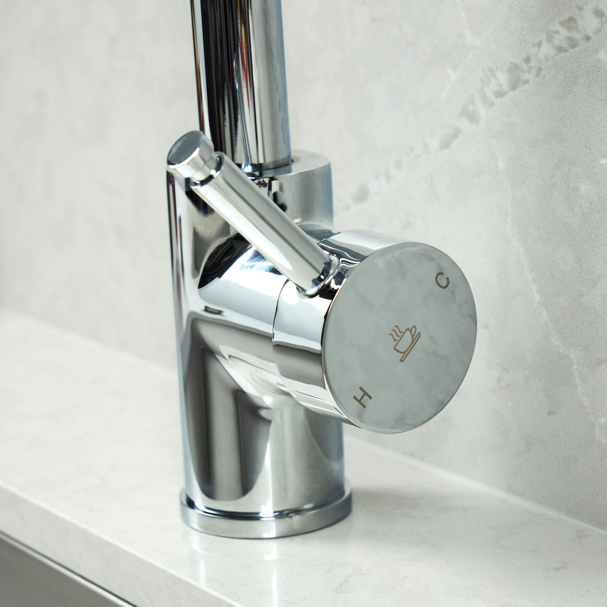 Verossi | Velante | Single Lever 3 in 1 Instant Boiling Tap | Polished Chrome Finish