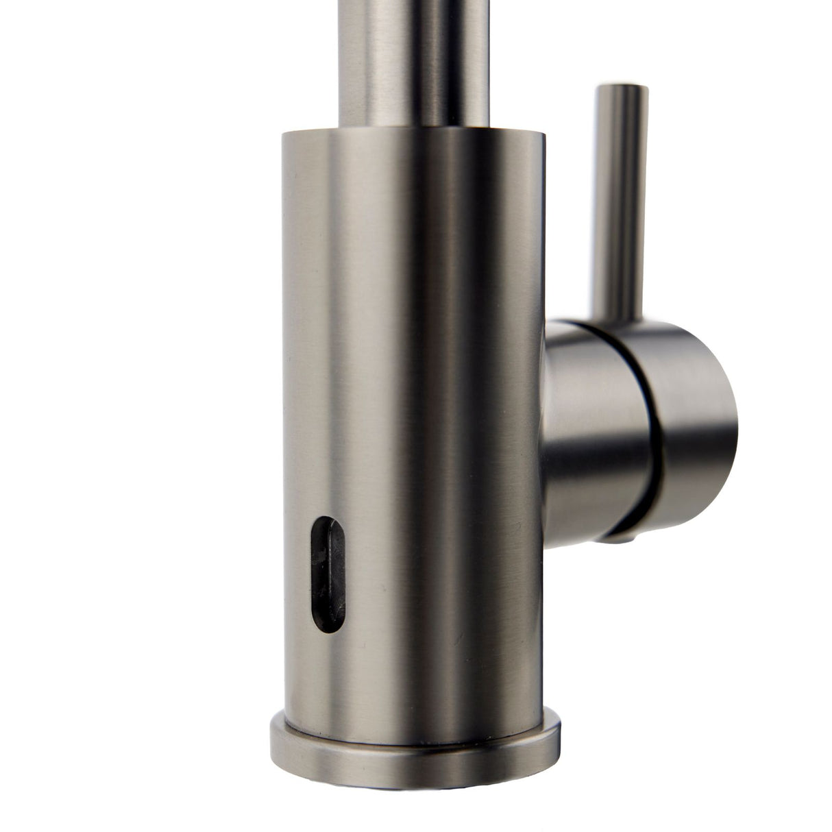 Verossi | Top Fix - Vito | L Neck Single Lever Mixer Kitchen tap | Brushed Steel