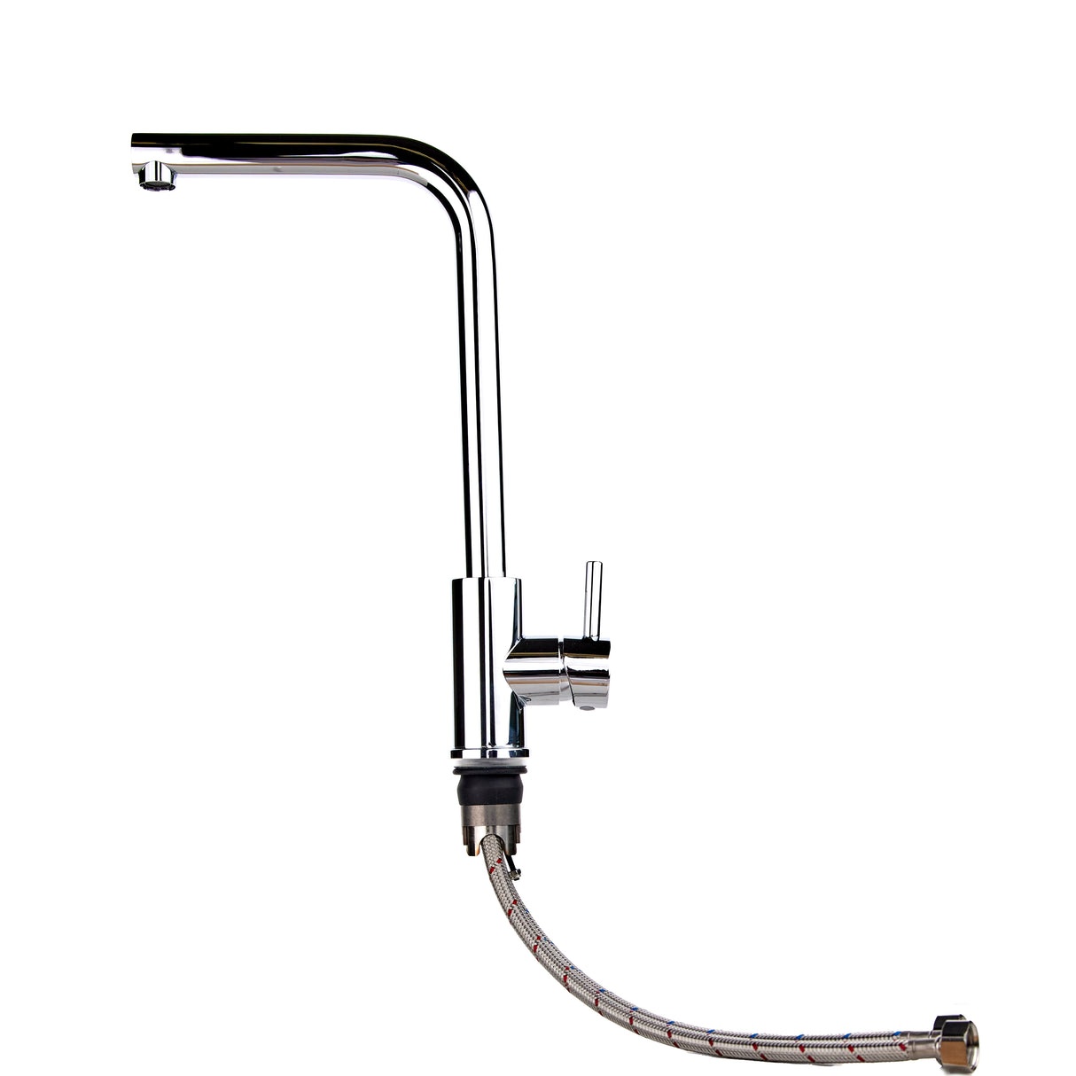 Verossi | Top Fix - Vito | L Neck Single Lever Mixer Kitchen tap | Chrome