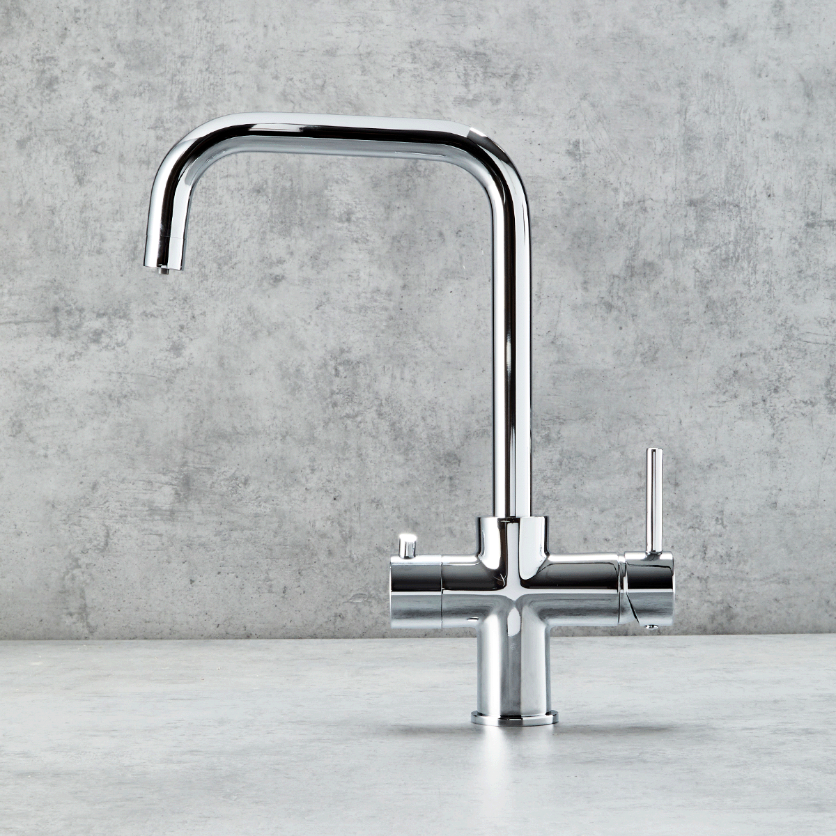 Verossi | Verani | 4 in 1 Instant Boiling & Filtered Cold Water Tap | Polished Chrome Finish