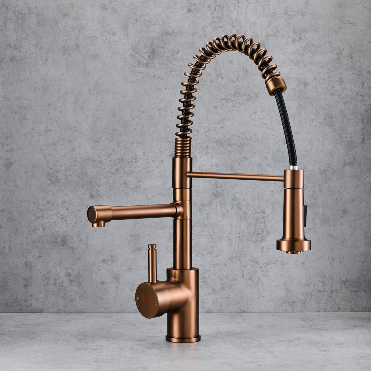 Verossi | Flex | Multiuse Style 3 in 1 Instant Boiling Tap with Flexi Spray | Brushed Copper Finish