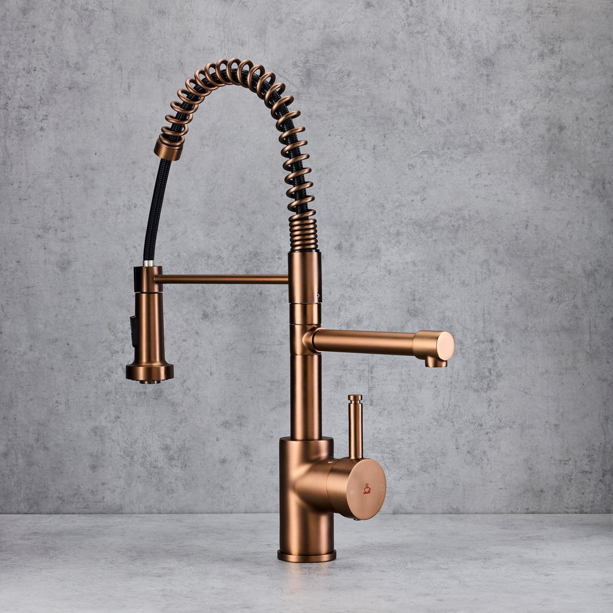 Verossi | Flex | Multiuse Style 3 in 1 Instant Boiling Tap with Flexi Spray | Brushed Copper Finish