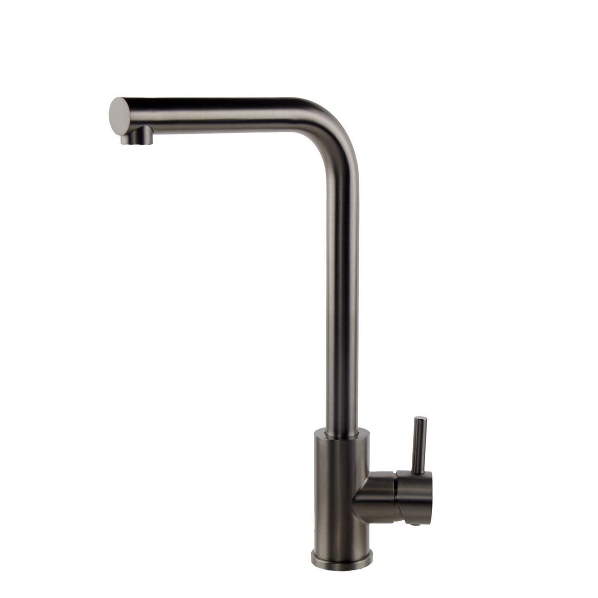 Verossi | Top Fix - Vito | L Neck Single Lever Mixer Kitchen tap | Brushed Steel
