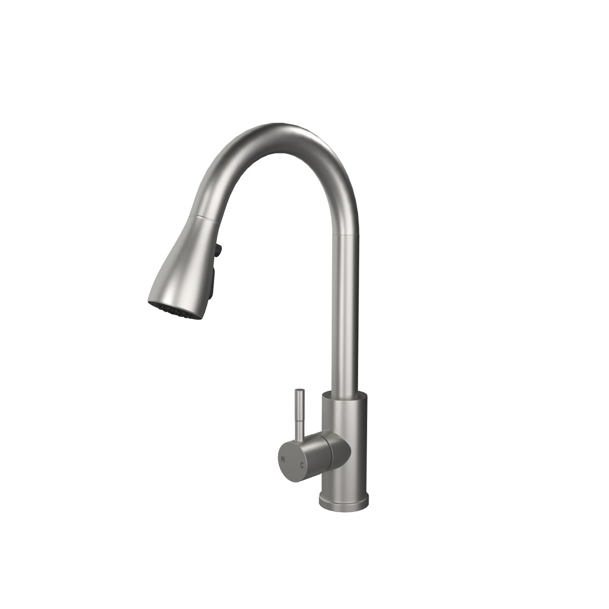 Verossi | Kitchen Sink Mixer with Pull out Spray | Brushed Steel