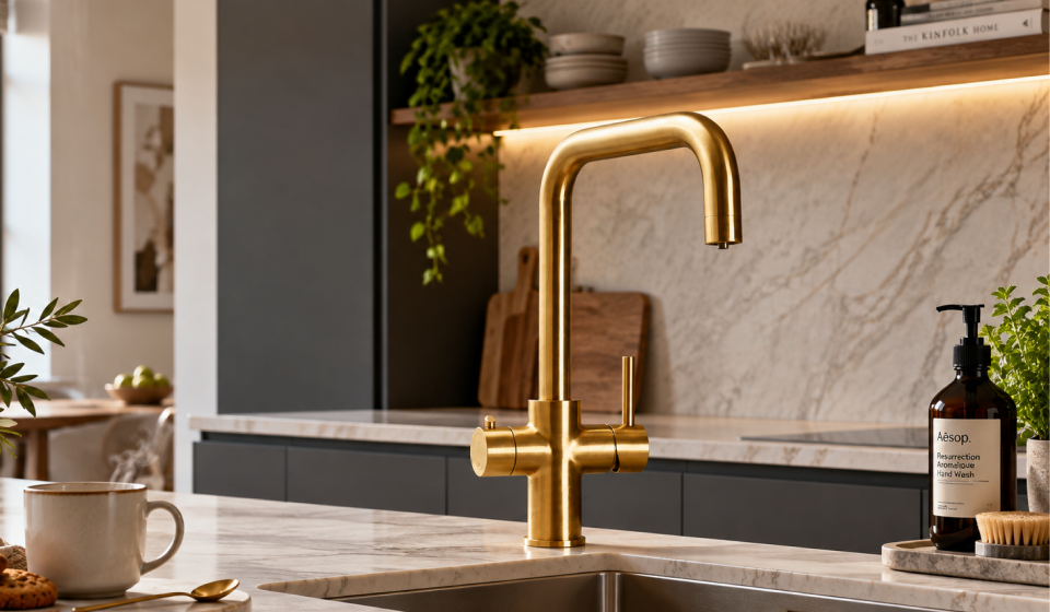 What Makes a Gold Boiling Water Tap Different From Other Finishes