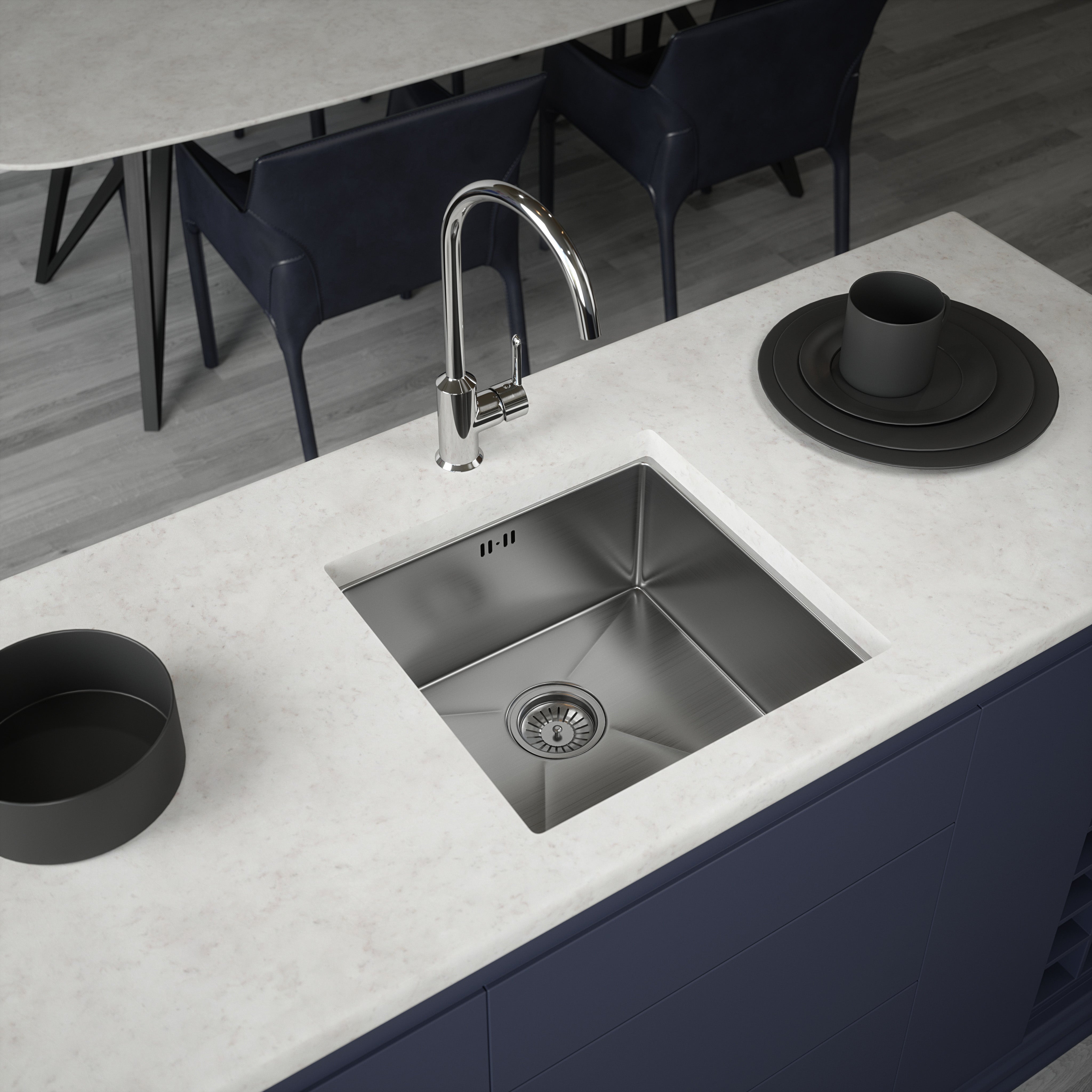 1 Bowl Kitchen Sinks - Modern Single Bowl Sink Styles – House of Verossi
