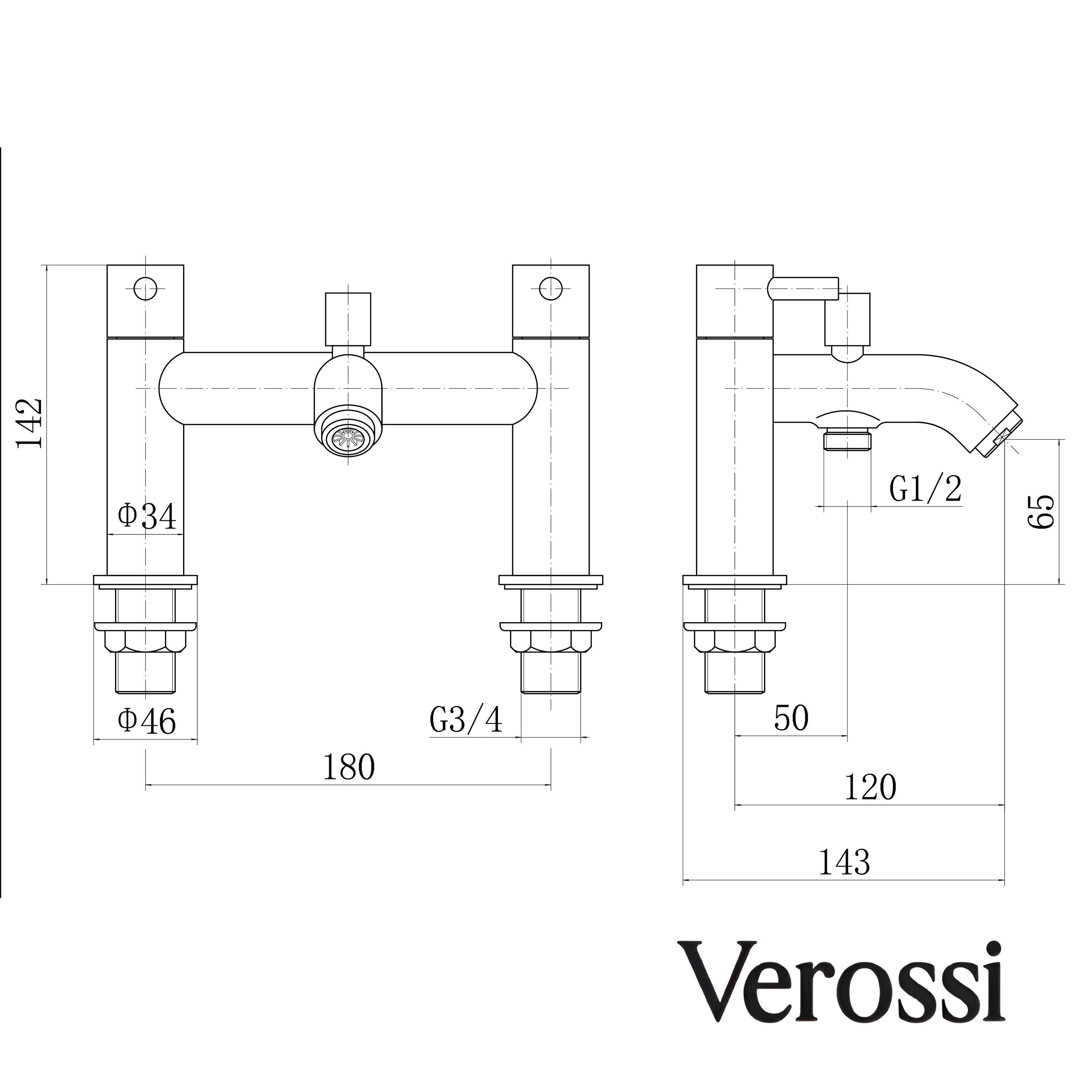 verossi bathroom tap