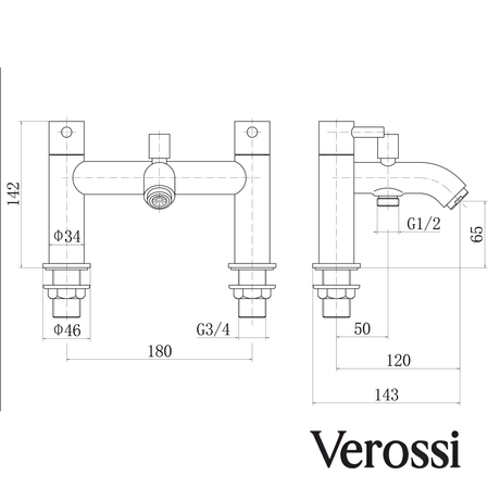 verossi bathroom tap