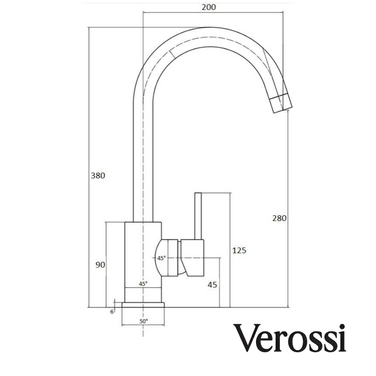 verossi kitchen tap