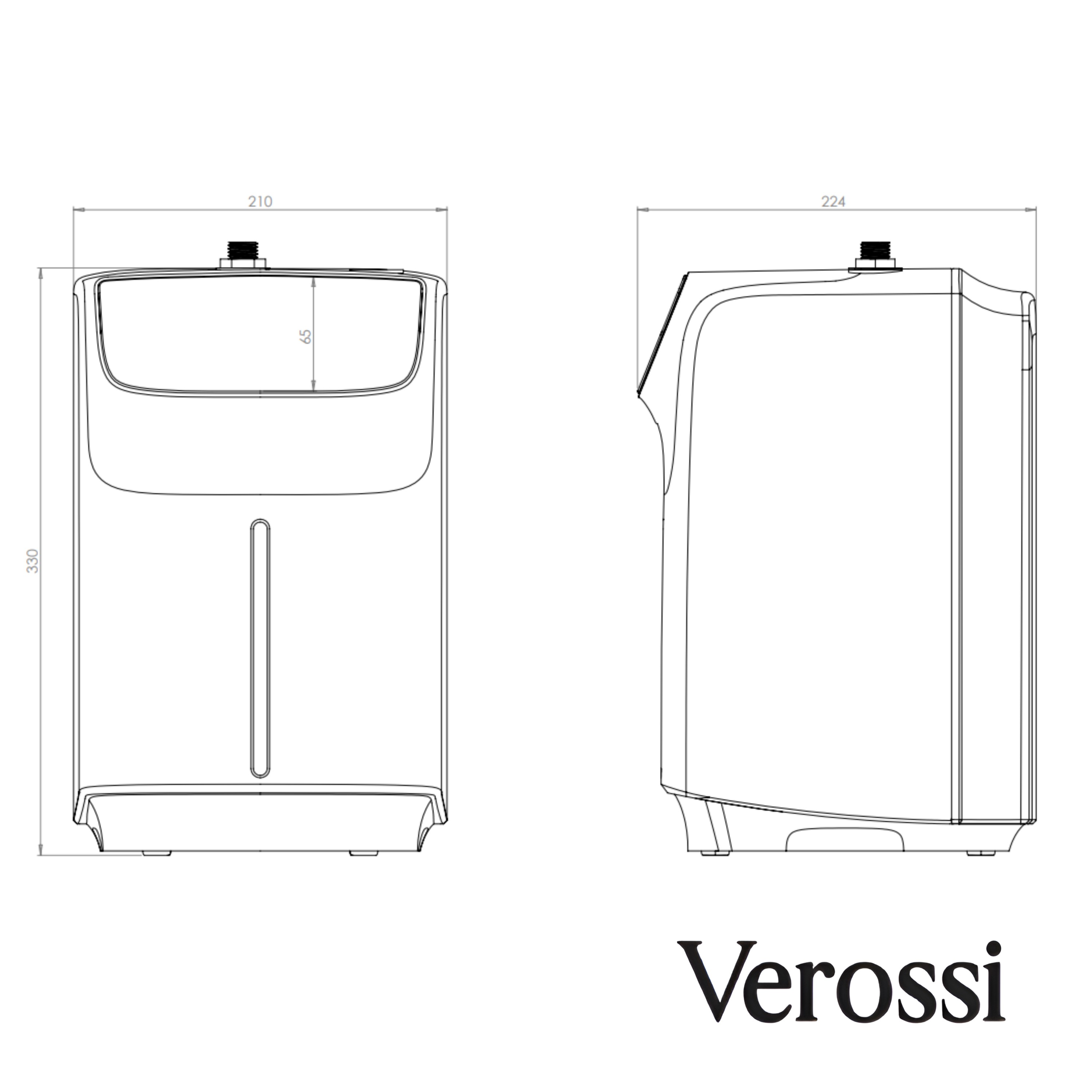 Verossi | Vinta | Swan 3 in 1 Instant Boiling Tap | Brushed Gold Finish