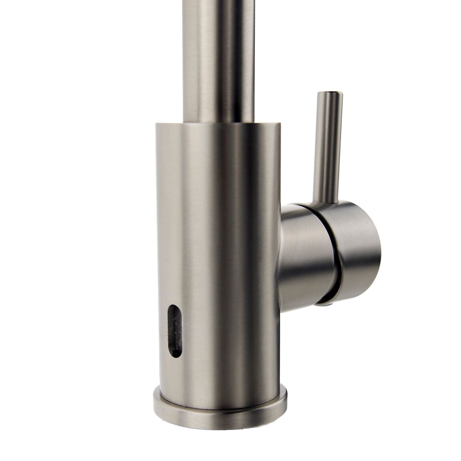 Verossi | Top Fix - Vito | Square Single Lever Kitchen tap | Brushed Steel