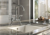 Verossi | Alton| Dual Lever Kitchen tap | Chrome