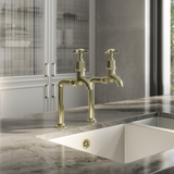 Verossi |Alton | Crosshead Traditinal Bib Tap| Polished Brass