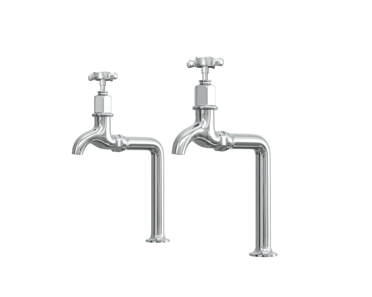 Verossi |Alton | Crosshead Traditional Bib Tap| Chrome