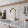 Verossi | Adria | Twin Lever Kitchen tap | Brushed Copper