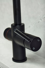 Verossi  | Valeria | Biometric 3 in 1 Instant Boiling Tap | Matt Black Finish