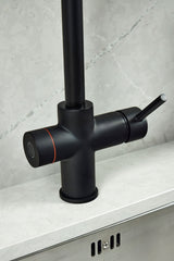 Verossi  | Valeria | Biometric 3 in 1 Instant Boiling Tap | Matt Black Finish