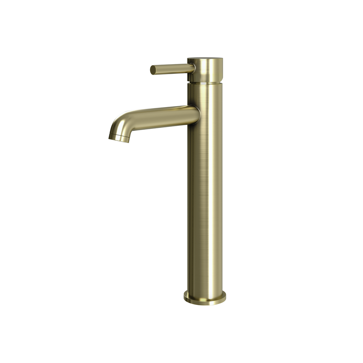 Bounce | High Rise Mono Basin Mixer | Brushed Brass