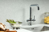 Verossi  | Valeria | Biometric 3 in 1 Instant Boiling Tap | Polished Chrome Finish