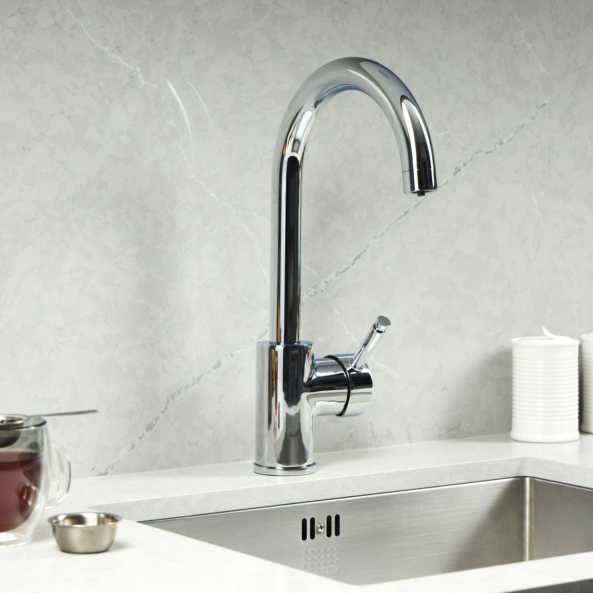 Verossi  | Velante | Single Lever 3 in 1 Instant Boiling Tap | Polished Chrome Finish