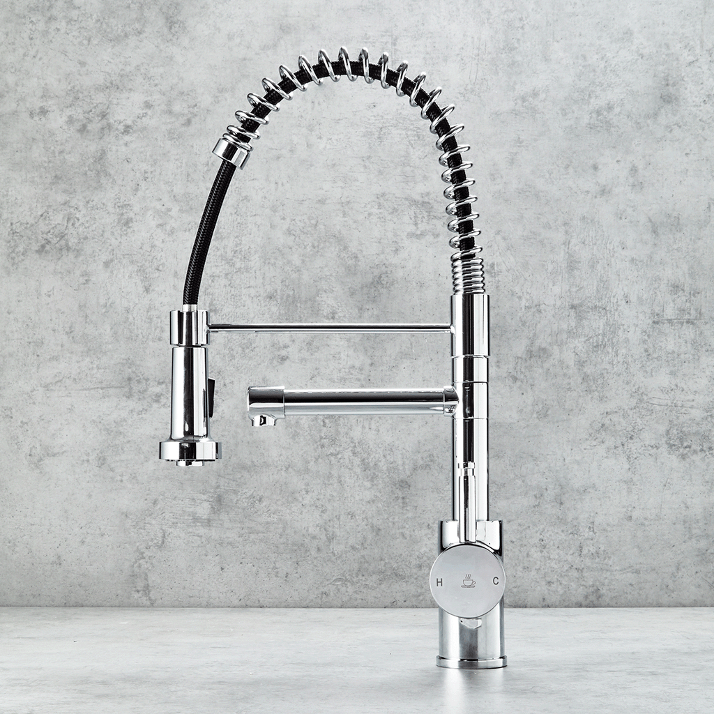 Verossi | Flex | Multiuse Style 3 in 1 Instant Boiling Tap with Flexi Spray  | Polished Chrome Finish