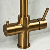 Verossi  | Verani | 4 in 1 Instant Boiling & Filtered Cold Water Tap | Brushed Copper Finish