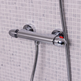 Dew | Round Thermostatic Bar Shower Valve | Chrome