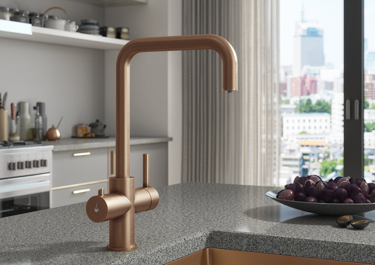 Verossi | Vamore | 3 in 1 Instant Boiling Tap | Brushed Copper