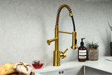 Verossi  | Flex | Multiuse Style 3 in 1 Instant Boiling Tap with Flexi Spray  | Brushed Gold Finish