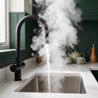 Verossi | Vento | 3 in 1 Instant Boiling | Swan Pull Out Spout | Matt Black