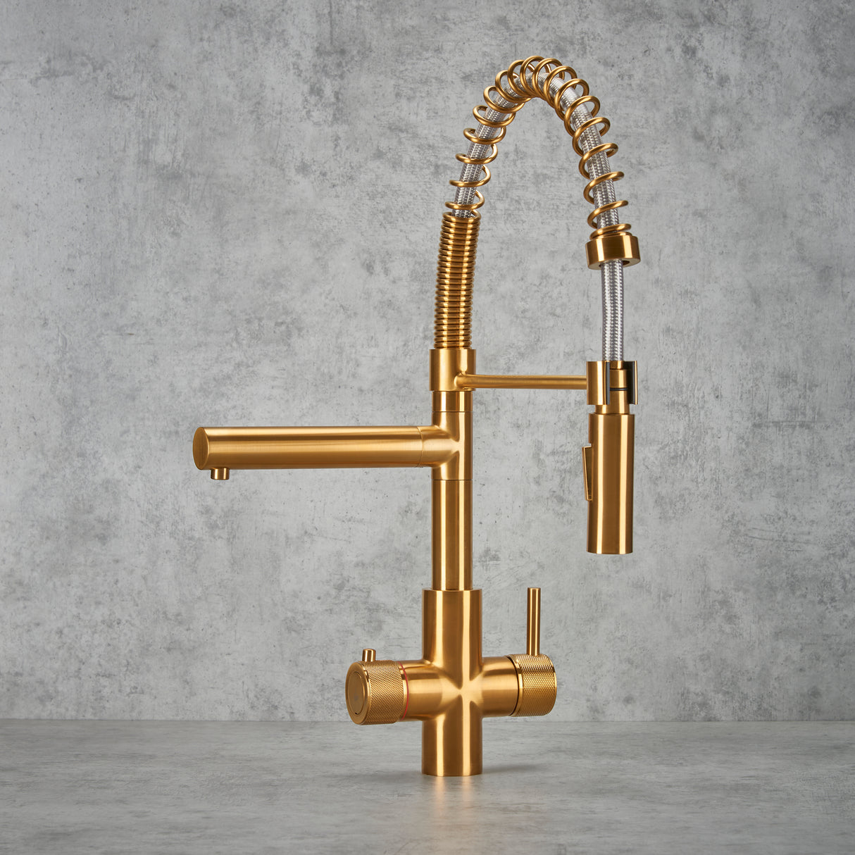 Verossi | Versan | Flexi 3 in 1 Instant Boiling Tap | Brushed Gold Finish