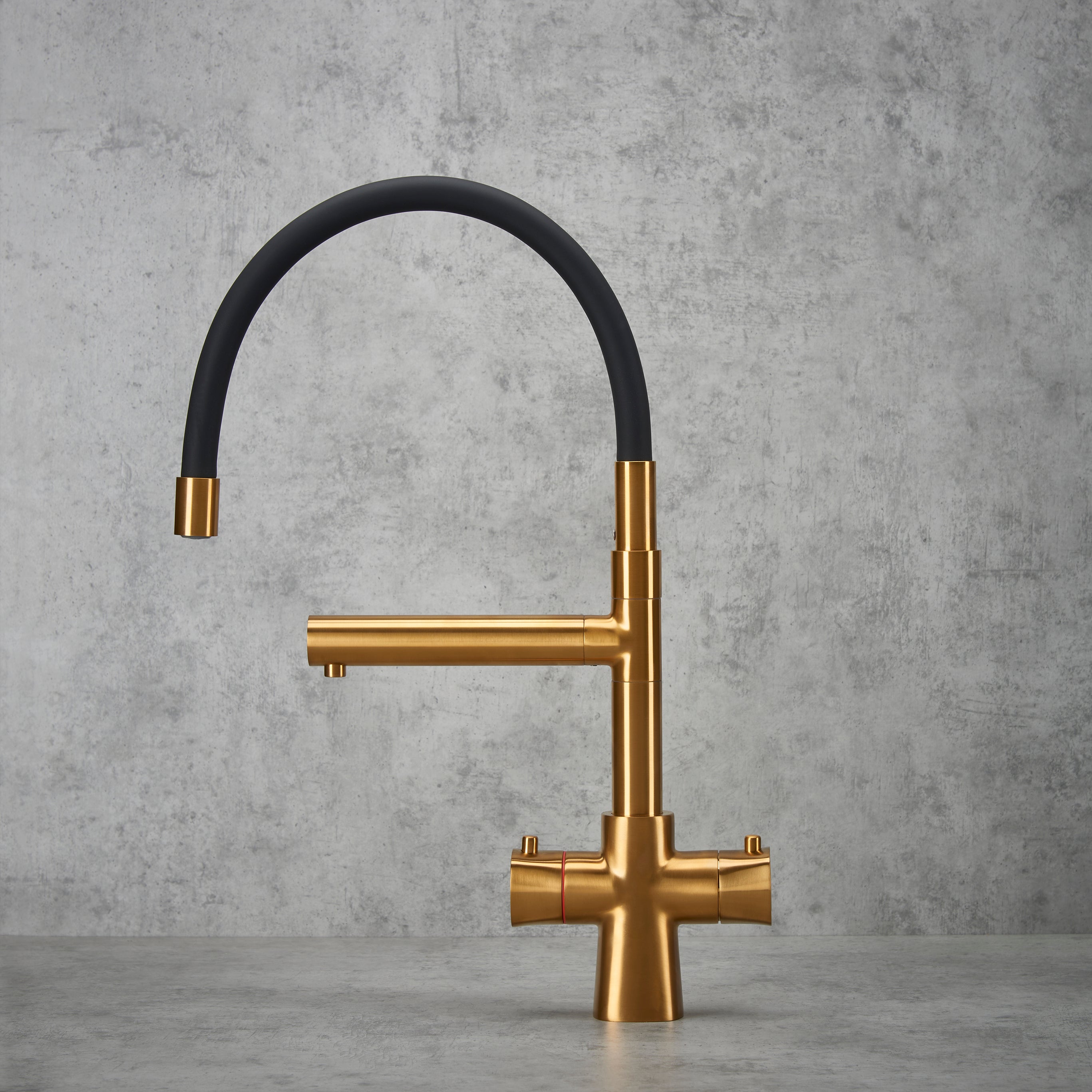 Verossi | Vaculoa | Flexi 3 in 1 Instant Boiling Tap | Brushed Gold Finish