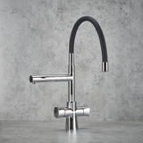 Verossi | Vaculoa | Flexi 3 in 1 Instant Boiling Tap | Polished Chrome Finish