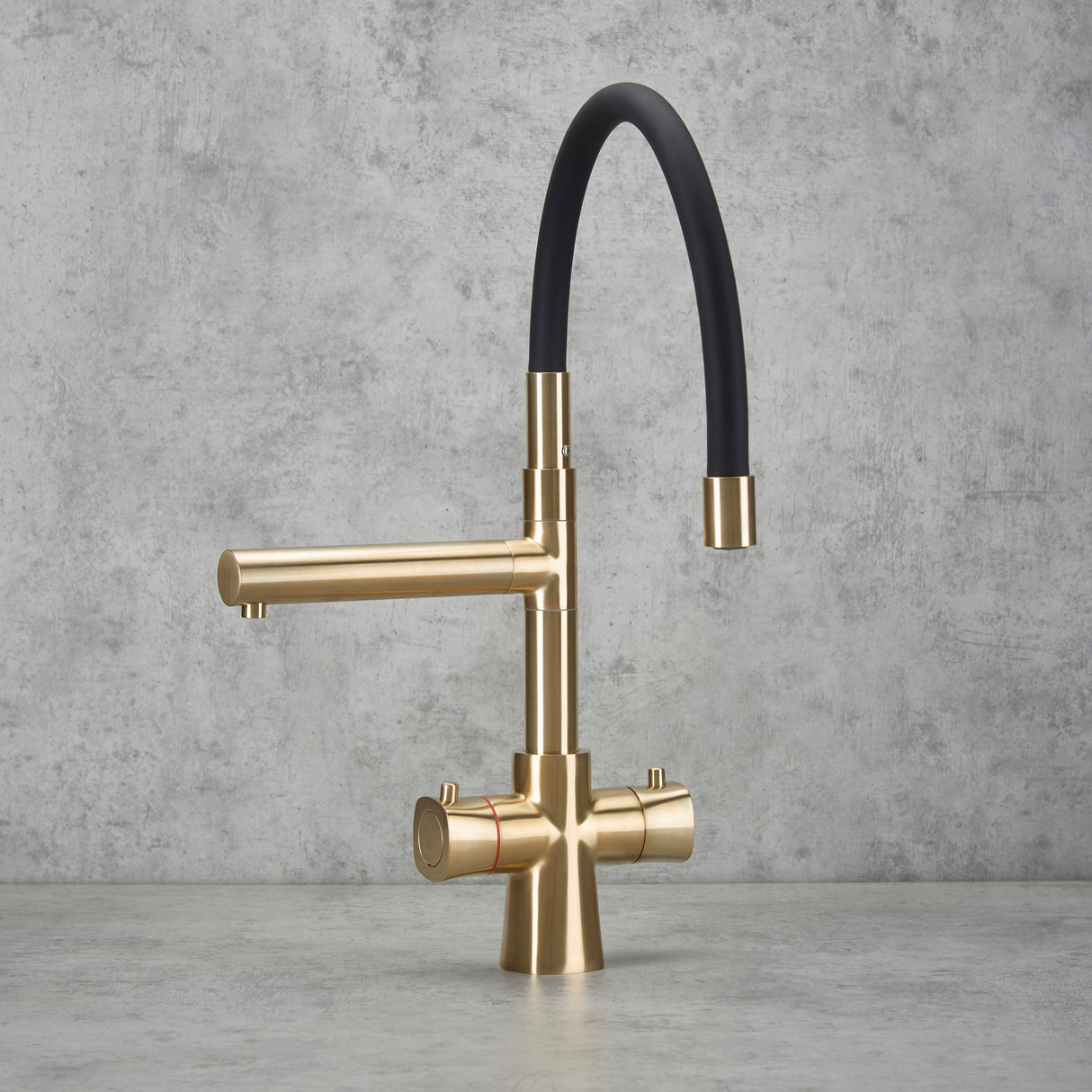 Verossi | Vaculoa | Flexi 3 in 1 Instant Boiling Tap | Unfinished Brass Finish