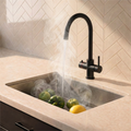 Verossi | Vinta | Swan 3 in 1 Instant Boiling Tap | Matt Black Finish