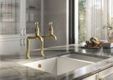 Verossi |Alton | Crosshead Traditional Bib Tap| Brushed Brass