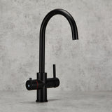 Verossi | Vinta | Swan 3 in 1 Instant Boiling Tap | Matt Black Finish