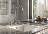 Verossi |Cuthbert| Classic 3TH Kitchen Mixer Tap| Pewter