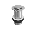 Push Button Click-Clack Basin Waste - Unslotted - G1 1/4" - Chrome