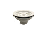 Eco | Basket Strainer Kitchen Sink Waste | Matt White Finish