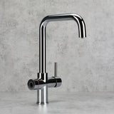 Verossi  | Valyrian | Biometric 4 in 1 Instant Boiling & Filtered Cold Water Tap | Polished Chrome Finish