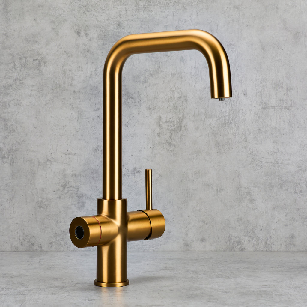 Verossi  | Valyrian | Finger Print Control 4 in 1 Instant Boiling & Filtered Cold Water Tap | Brushed Gold Finish